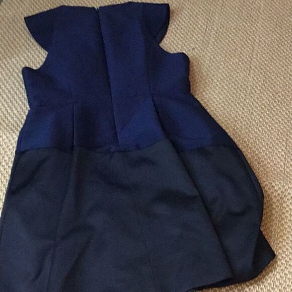 HALSTON EVENING COLLECTION DRESS IN 14 BLUE/BLACK - Picture 15 of 16